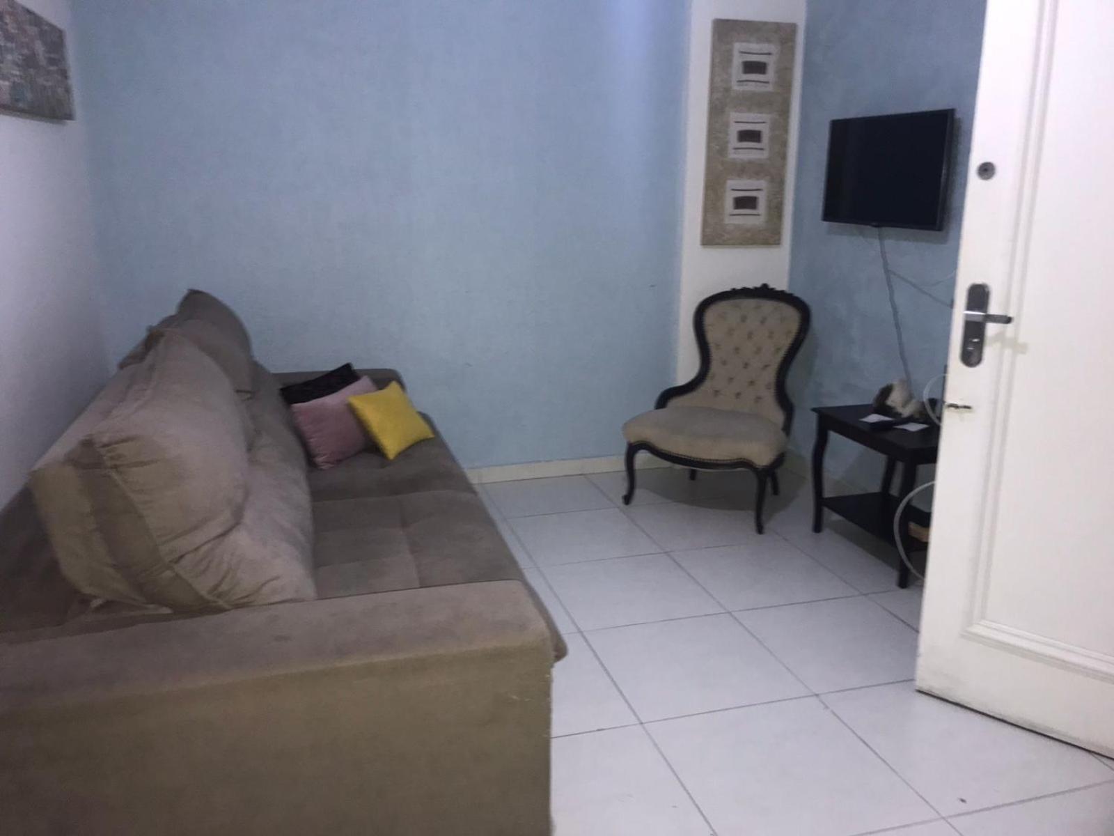 Apartamento Vento E Mar - 2 Quartos Com Sacada Na Quadra Da Praia Do Gonzaga Сантос Экстерьер фото